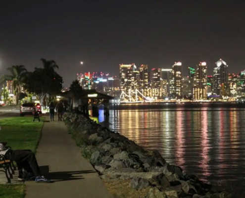 A view of the San Diego skyline